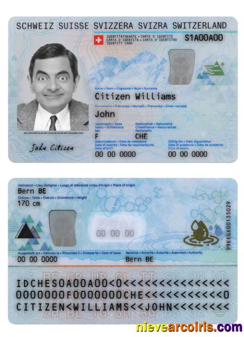 Switzerland ID card